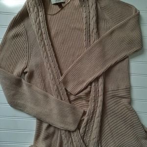 Sonoma Flowy Lightweight Cardigan, Light Brown(Tan) Size Medium